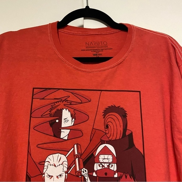 Naruto Akatsuki Long Sleeve T-Shirt Size Medium - Picture 4 of 7